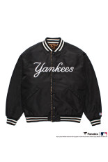 MLB / REVERSIBLE VARSITY JACKET ( TYPE-1 ) / BLACK-BEIGE (MLB-WM-BL01)