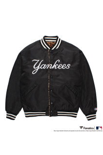 MLB / REVERSIBLE VARSITY JACKET ( TYPE-1 ) / BLACK-BEIGE (MLB-WM-BL01)