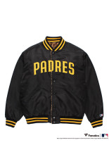 MLB / REVERSIBLE VARSITY JACKET ( TYPE-3 ) / BLACK-BEIGE (MLB-WM-BL03)