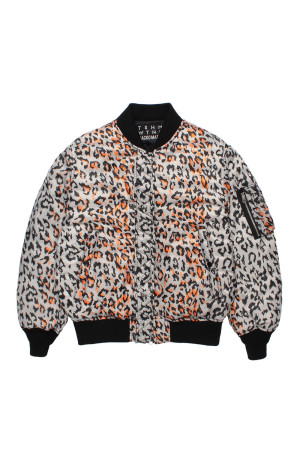 REVERSIBLE MA-1 FLIGHT DOWN JACKET / BLACK-GRAY (TW-WM-NA01)