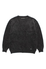 MIX MOHAIR CARDIGAN / CHARCOAL (26FW-WMK-KN04)