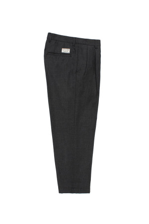 DOUBLE PLEATED WOOL TROUSERS ( TYPE-1 ) / CHARCOAL (26FW-WMP-PT03)