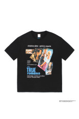TRUE ROMANCE / WASHED HEAVY WEIGHT CREW NECK T-SHIRT ( TYPE-1 ) / BLACK (TR-WM-WT01)