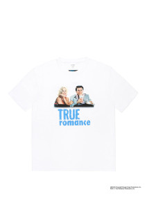 TRUE ROMANCE / WASHED HEAVY WEIGHT CREW NECK T-SHIRT ( TYPE-2 ) / WHITE (TR-WM-WT02)