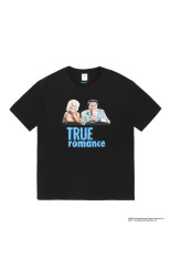 TRUE ROMANCE / WASHED HEAVY WEIGHT CREW NECK T-SHIRT ( TYPE-2 ) / BLACK (TR-WM-WT02)