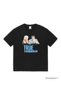 TRUE ROMANCE / WASHED HEAVY WEIGHT CREW NECK T-SHIRT ( TYPE-2 ) / BLACK (TR-WM-WT02)