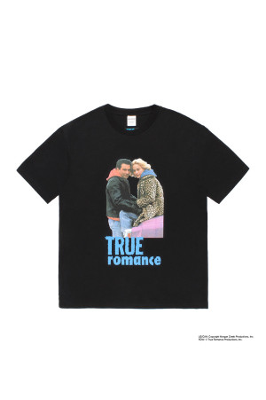 TRUE ROMANCE / WASHED HEAVY WEIGHT CREW NECK T-SHIRT ( TYPE-3 ) / BLACK (TR-WM-WT03)