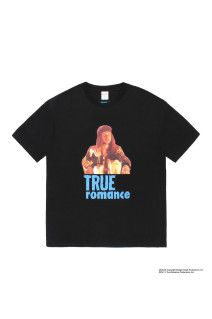 TRUE ROMANCE / WASHED HEAVY WEIGHT CREW NECK T-SHIRT ( TYPE-4 ) / BLACK (TR-WM-WT04)