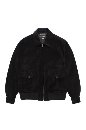 MINEDENIM / STIE lo / SUEDE LEATHER JACKET / BLACK (MDSL-WM-BL01)