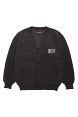 MOHAIR CARDIGAN / CHARCOAL (26FW-WMK-KN09)
