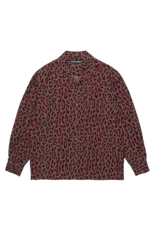 HAWAIIAN SHIRT L/S ( TYPE-1 ) / CHARCOAL (26FW-WMS-HI01)