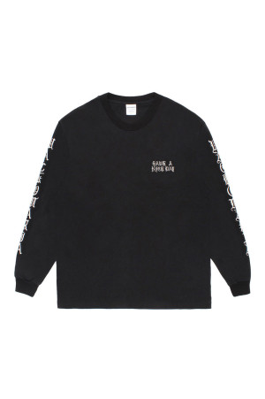 WASHED HEAVY WEIGHT CREW NECK LONG SLEEVE T-SHIRT ( TYPE-3 ) / WHITE (26FW-WMT-LT03)