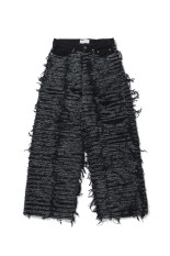 SLASHER MODERN DENIM PANTS WIDE CUT - BLACK (26330407)