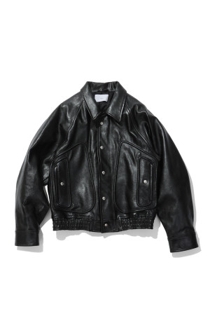 SHRINK BOMBER JACKET - BLACK SHRINK (26440701)