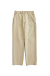 COTTON MOLESKIN STRAIGHT PANTS - 41 BEIGE (26AMSPA06)