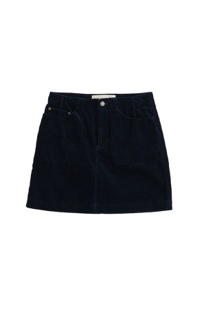 CORDUROY MINI SKIRT - 85 NAVY (26AMSSK03)