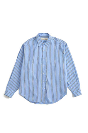STRIPED UNCLE SHIRT - 83 BLUE (26AMSBL08)