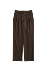 WASHABLE WOOL CHRYSLER PANTS - 48 BROWN (26AMSPA09)