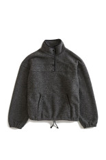SNAP FLEECE PULLOVER - 06 GRAY (26AMSCU06)