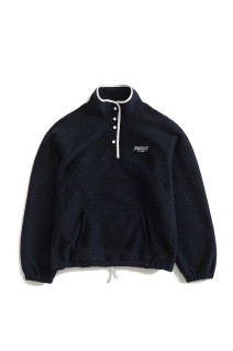 SNAP FLEECE PULLOVER - 85 NAVY (26AMSCU06)