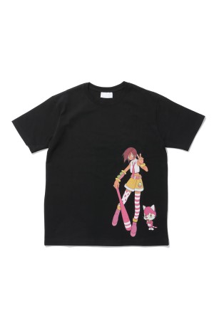 SAN SAN X YUMINHA TRAINER T-SHIRT - BLACK (SG26FWTOTS506)