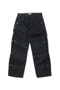 SAN SAN X YUMINHA PANTS - INDIGO (SG26FWBTPA501)