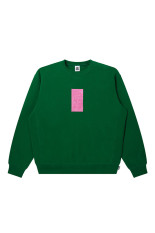 HWC LABEL CREW SWEAT - GREEN (BEPFW26CS04)