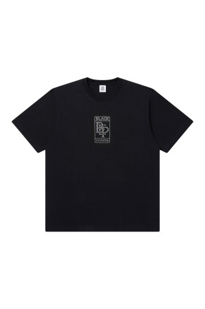 RHINESTONE DOUBLE R LOGO TEE / BLACK (BEPFW26TE21)