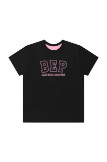 OG BOY REVERSIBLE COLLEGE TEE - BLACK/PINK (BEPFW26TE43)