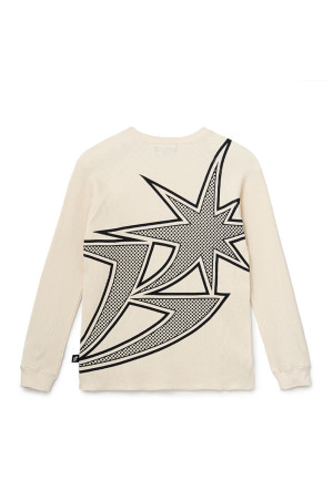 B Logo Raglan Thermal - Cream