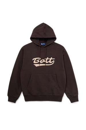 Script Logo Hoodie - Brown