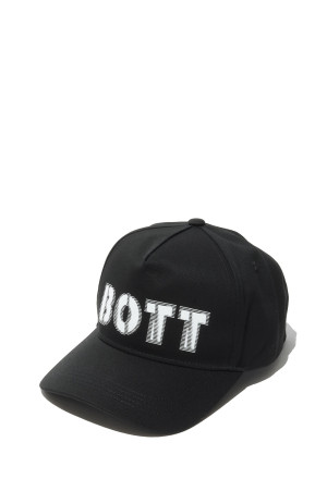 Moir_ 5-Panel Cap - Black