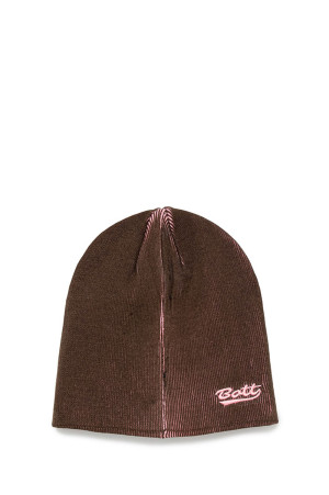 Overprint Skullcap Beanie - Brown