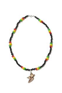 B Logo Bead Necklace - Multicolor