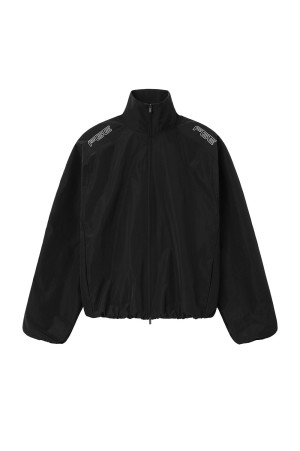 MODERN MOTO TRACK JACKET - BLACK (RW01817)