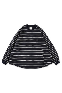 SUPER BIG LS TEE (NYLON STRIPE) - Navy (SFCFW26CS06)