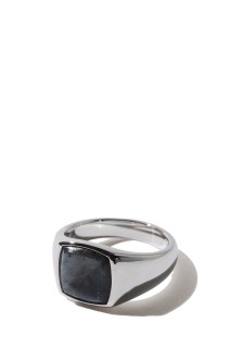Kay Ring Larvikite - SILVER (101505)