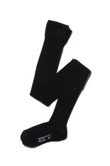 cotton ribbed tights 2-BLACK(240NTB2/1CO2-T )