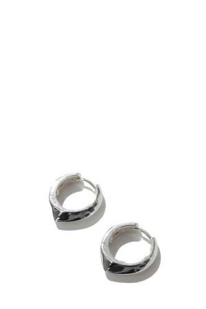 SMALL WILLOW EARRINGS - SILVER (T-10_SILVER)