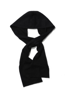 CA4LA x KAMIYA / Hooded Stole - BLACK (G17AC303)