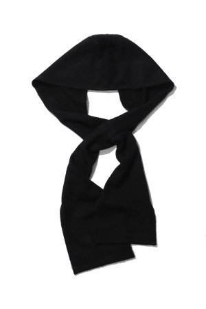 CA4LA x KAMIYA / Hooded Stole - BLACK (G17AC303)