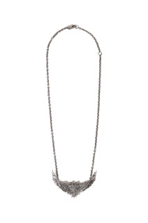 Double-headed Eagle Charm Necklace - BLACK (G17AC218)