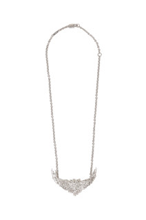 Double-headed Eagle Charm Necklace - SILVER (G17AC218)