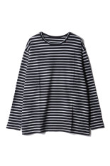 H/W BEATNIK BORDER CREWNECK / BLACK (BFA-P-006-4279)