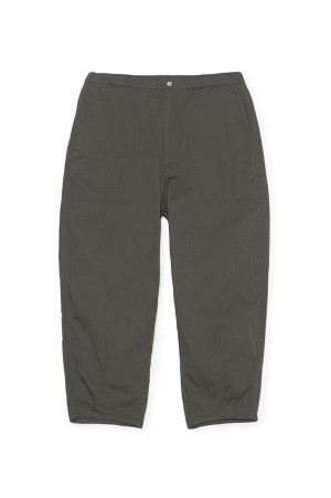 Ripstop Wide Cropped Field Pants - Asphalt Gray (N25SC106)