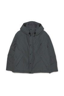 Double Peak Short Down Parka - Charcoal (N25FA105)
