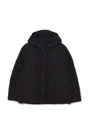 Double Peak Short Down Parka - Black (N25FA105)