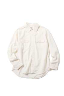 CHAMBRAY WORK SHIRT - OFF WHITE (GL29756)