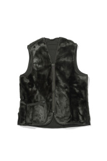 Warm Pile Waistcoat Zip-in Liner - SAGE (MLI0004)