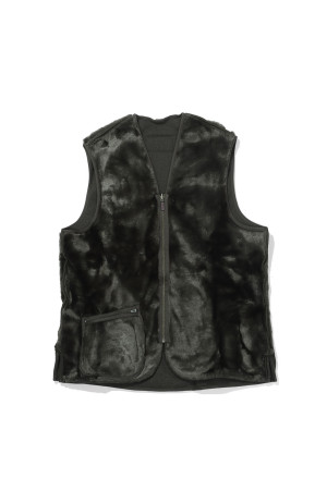 Warm Pile Waistcoat Zip-in Liner - SAGE (MLI0004)